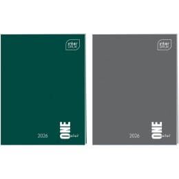 Kalendarz książkowy 2026 A7 One Color INTERDRUK