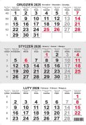 Kalendarz trójdzielny T2 BESKIDY