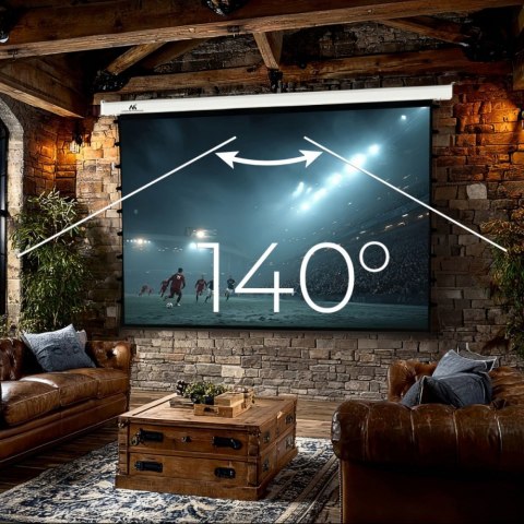 Ekran elektryczny z naciągiem Premium MC-993