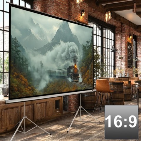 Ekran projekcyjny MC-712 150" 4:3 dwa statywy