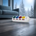Listwa zasilająca z wyłącznikami 4 gniazda + 2xUSB przedłużacz MCE229W Biała