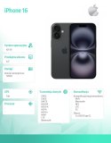 IPhone 16 128GB - Czarny