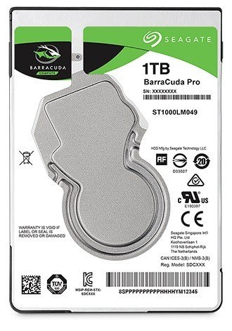 Dysk twardy BarraCuda Pro 1TB 2.5 cala 128MB ST1000LM049 Dysk twardy BarraCuda Pro 1TB 2.5 cala 128MB ST1000LM049