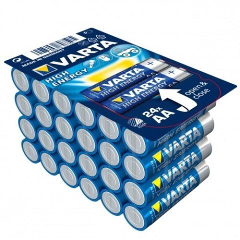 Baterie alkaliczne VARTA R6 (AA) 24 sztuk HIGH ENERGY