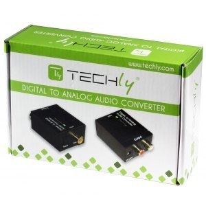 Konwerter cyfrowy Toslink SPDIF, coaxial audio na analog stereo RCA L/R Konwerter cyfrowy Toslink SPDIF, coaxial audio na analog stereo RCA L/R