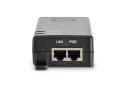 Zasilacz/Adapter PoE+ 802.3at, max. 48V 30W Gigabit 10/100/1000Mbps, aktywny