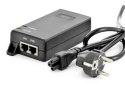 Zasilacz/Adapter PoE+ 802.3at, max. 48V 30W Gigabit 10/100/1000Mbps, aktywny