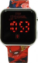 Zegarek LED z kalendarzem Spiderman
