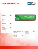 Dysk SSD Green 500GB M.2 2280 SN3000 NVMe PCIE4.0