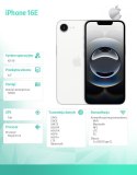 IPhone 16E 128GB biały