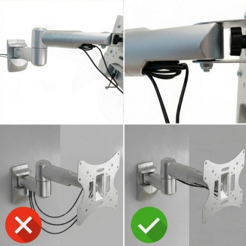 Uchwyt do monitora 23-42'' 30 kg uniwersalny MC-503A S max vesa 200 srebrny