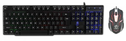 Klawiatura+mysz przewodowa dla graczy OPPRESSOR GAMING Klawiatura+mysz przewodowa dla graczy OPPRESSOR GAMING
