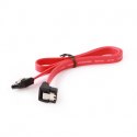 Kabel SATA DATA III dół/prosto metalowe zatrzaski 50cm