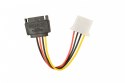 Kabel SATA zasilający(M)->Molex(M) 15cm