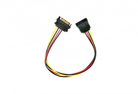 Przedłużacz SATA M/F 15PIN 30cm