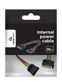Przedłużacz SATA M/F 15PIN 30cm