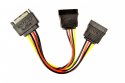 Kabel SATA (M)->SATA(F)X2 15cm