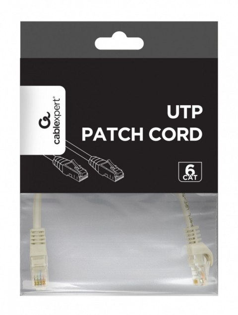 Patch cord Kat.6 UTP 0.25m szary