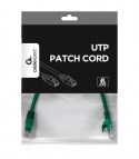 Patch cord Kat.6 UTP 0.25m zielony