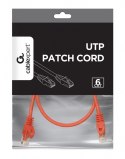 Patch cord Kat.6 UTP 0.5m czerwony
