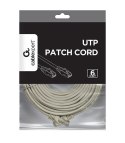Patch cord Kat.6 UTP 10m szary