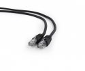 Patch cord Kat.6 UTP 1m czarny