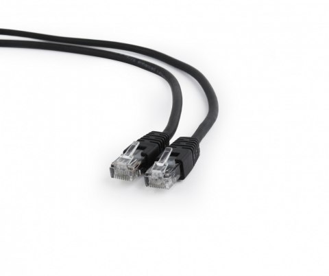 Patch cord Kat.6 UTP 1m czarny