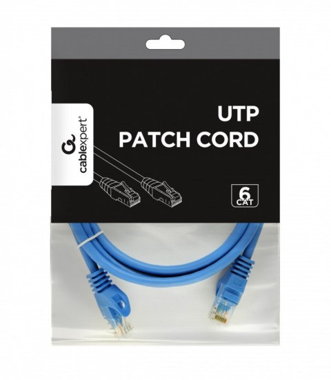 Patch cord Kat.6 UTP 2m niebieski