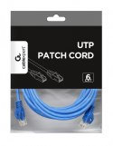 Patch cord Kat.6 UTP 3m niebieski