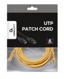 Patch cord Kat.6 UTP 3m żółty