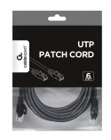 Patch cord Kat.6 UTP 5m czarny