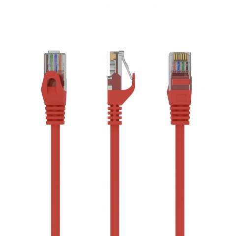 Patch cord Kat.6 UTP 5m czerwony