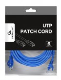 Patch cord Kat.6 UTP 5m niebieski