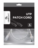 Patch cord UTP kat.6 0.5m szary