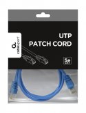 Patch cord kat.5e osłonka zalewana 1.5m niebieski