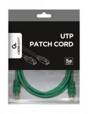 Patch cord kat.5e osłonka zalewana 1.5m zielony