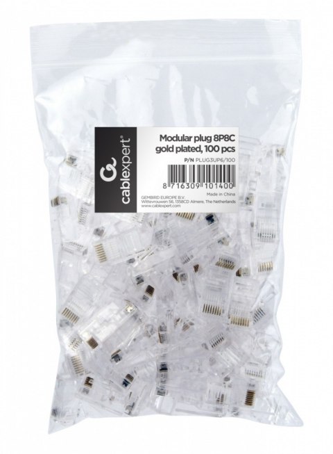 Wtyk sieciowy RJ45 30U 100 sztuk