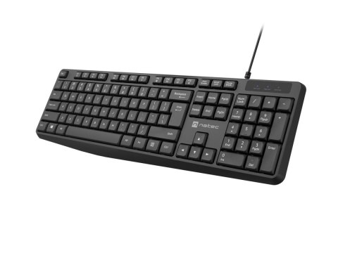 Klawiatura Nautilus US slim 1.8m Czarna