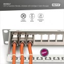 Moduł (gniazdo) Keystone RJ45 (8P8C) kat.6A, STP, ekranowany, stalowy, opaska czarna, beznarzędziowy