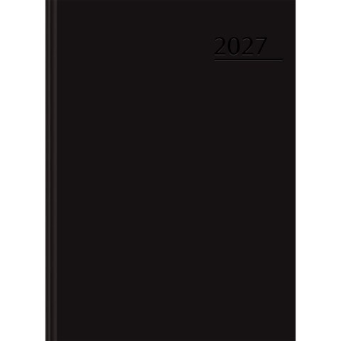 Kalendarz A5 dzienny czarny BASIC 2027r 400213581 TOP 2000