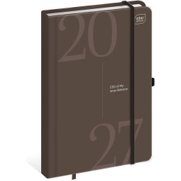 Kalendarz książkowy 2027 A5 192 Mat+UV Balance INTERDRUK