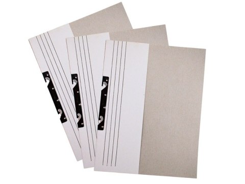 Skoroszyt zawieszka 1/2 biały 250g (50szt) KIEL-TECH