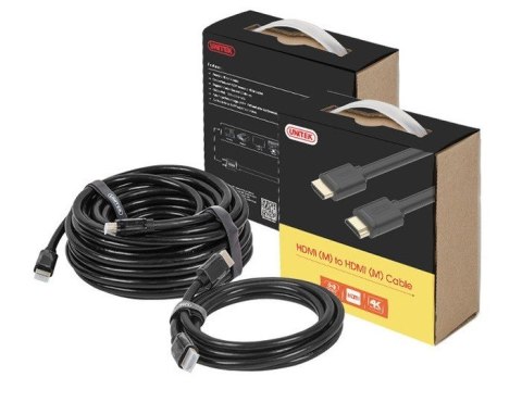 Kabel HDMI M/M 1,5m v2.0, pozłacany, Basic; Y-C137M Kabel HDMI M/M 1,5m v2.0, pozłacany, Basic; Y-C137M