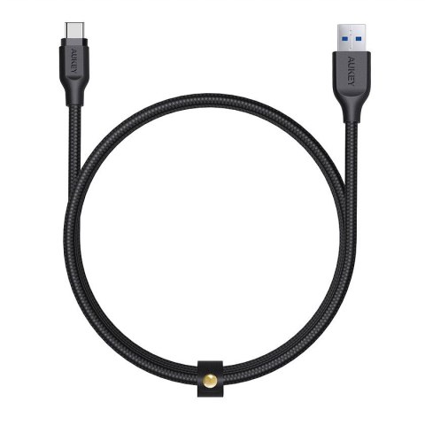 CB-AC1 kabel USB-C - USB-A 1.2m 60W PD 3A 5Gbps 20V FCP AFC Quick Charge nylonowy oplot czarny CB-AC1 kabel USB-C - USB-A 1.2m 60W PD 3A 5Gbps 20V FCP AFC Quick Charge nylonowy oplot czarny