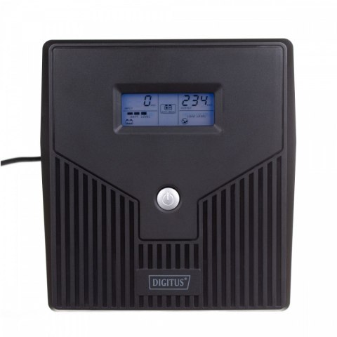 Zasilacz awaryjny UPS Line-Ineractive LCD, 1000VA/600W, 2x12V/7Ah, AVR, 4xSCHUKO, USB, RS232, RJ45 Zasilacz awaryjny UPS Line-Ineractive LCD, 1000VA/600W, 2x12V/7Ah, AVR, 4xSCHUKO, USB, RS232, RJ45