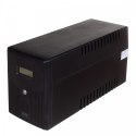 Zasilacz awaryjny UPS Line-Ineractive LCD, 1500VA/900W, 2x12V/9Ah, AVR, 4xSCHUKO, USB, RS232, RJ45