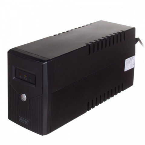 Zasilacz awaryjny UPS Line-Ineractive LED, 600VA/360W, 1x12V/7Ah, AVR, 2xSCHUKO, USB, RJ11 Zasilacz awaryjny UPS Line-Ineractive LED, 600VA/360W, 1x12V/7Ah, AVR, 2xSCHUKO, USB, RJ11
