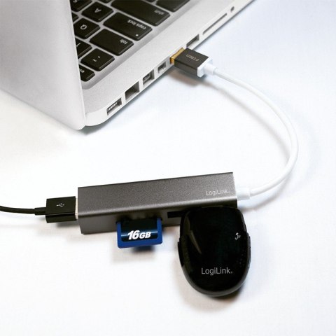 Hub USB 3.0 3 porty z czytnikiem kart Hub USB 3.0 3 porty z czytnikiem kart