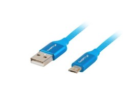 Kabel Premium USB micro BM - AM 2.0 1.8m niebieski QC 3.0