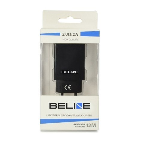 Ładowarka sieciowa 2xUSB 2A czarna Ładowarka sieciowa 2xUSB 2A czarna